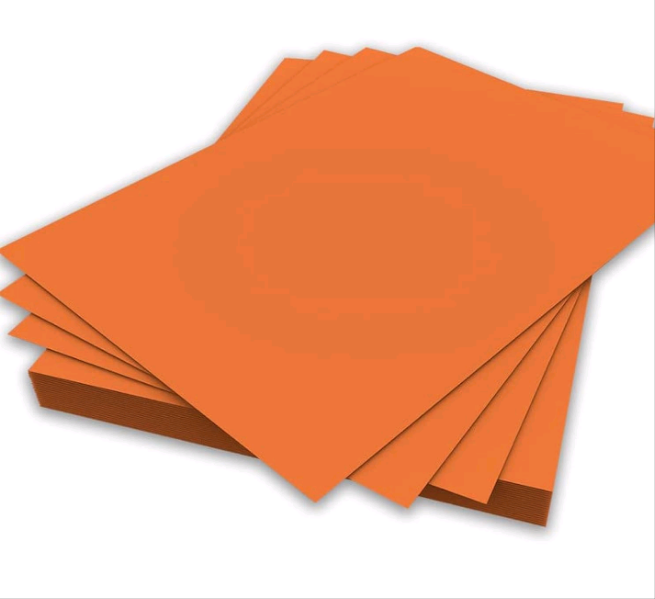 HARDCOVER ORANGE PAPER BIG