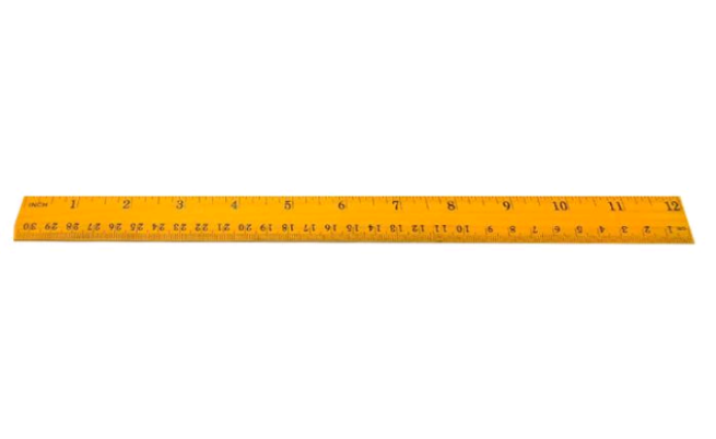 WOODEN RULER 30CM