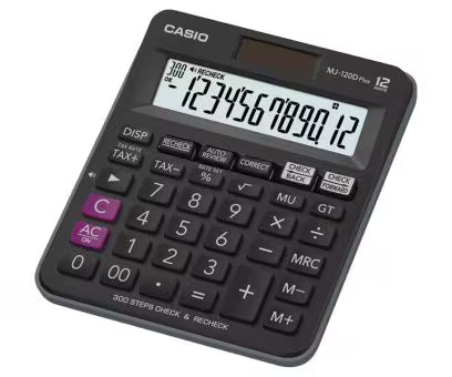 CASIO CALCULATOR MJ-120D PLUS