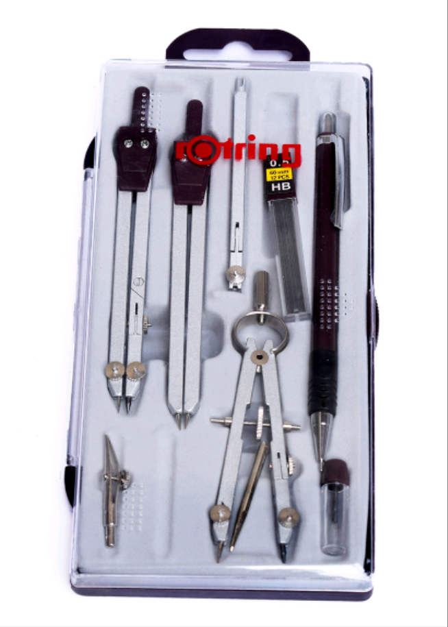 ROTRING COMPASS DRAWING SET
