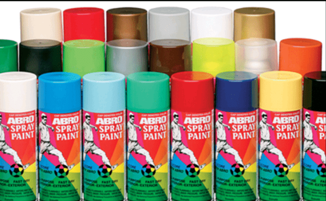 ABRO SPRAY PAINT - Qpm Stationery