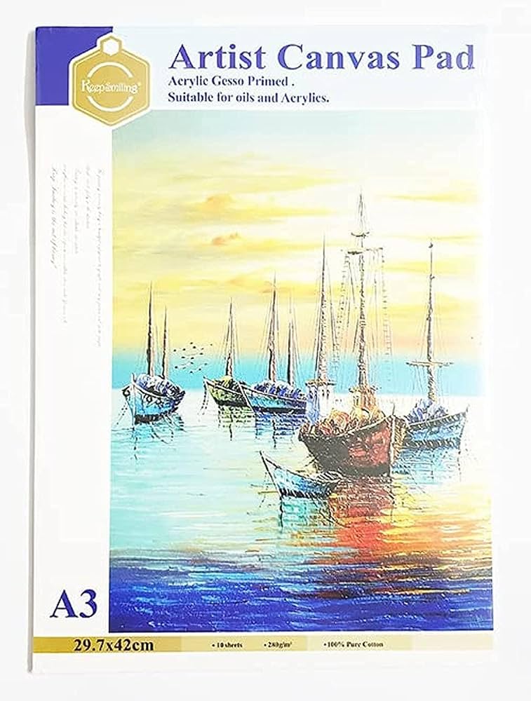 CANVAS PAD YMX/KEEPSMILING A3 10SHTS 280G ACID FREE - Qpm Stationery