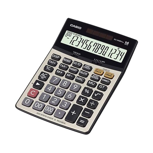 CASIO CALCULATOR DJ240D PLUS - Qpm Stationery