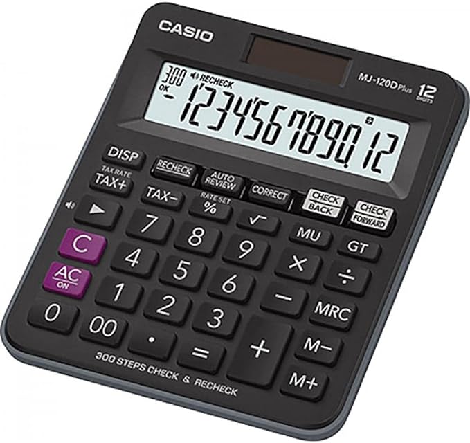 CASIO CALCULATOR MJ - 120D PLUS - Qpm Stationery