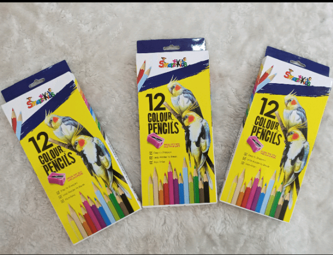 COLOUR PENCIL SMART KIDS X 12 FULL SIZE - Qpm Stationery