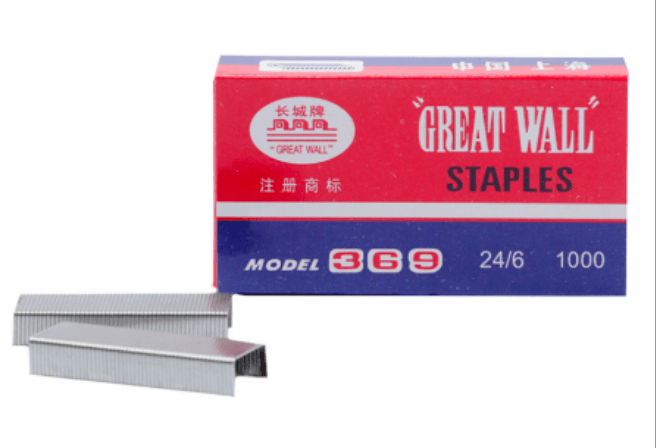 GREAT WALL 369 STAPLE PIN - Qpm Stationery