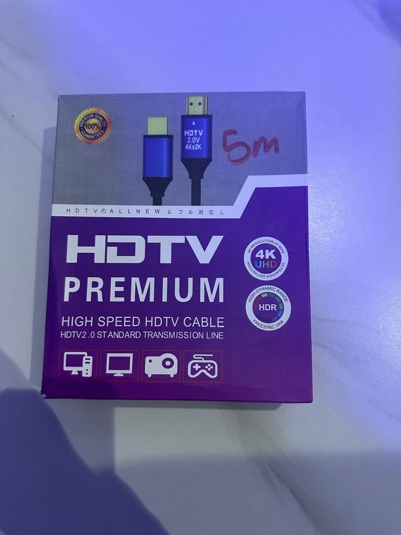 HDTV PREMIUM 4k UHD CABLE 5METERS - Qpm Stationery