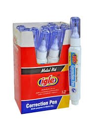 IGLE CORRECTION PEN - Qpm Stationery