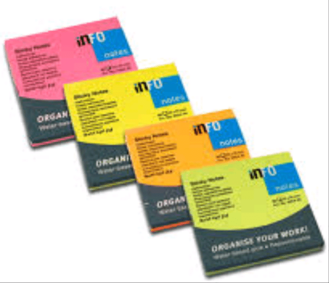 INFO NOTE - Qpm Stationery