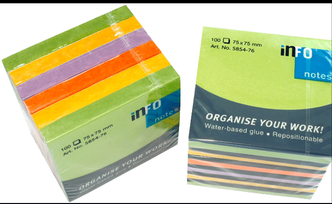 INFO NOTE - Qpm Stationery