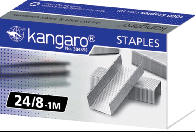 KANGARO 24/8 - 1M STAPLE PIN - Qpm Stationery