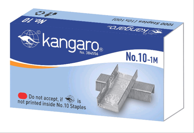 KANGARO NO.10 - 1M STAPLE PIN - Qpm Stationery