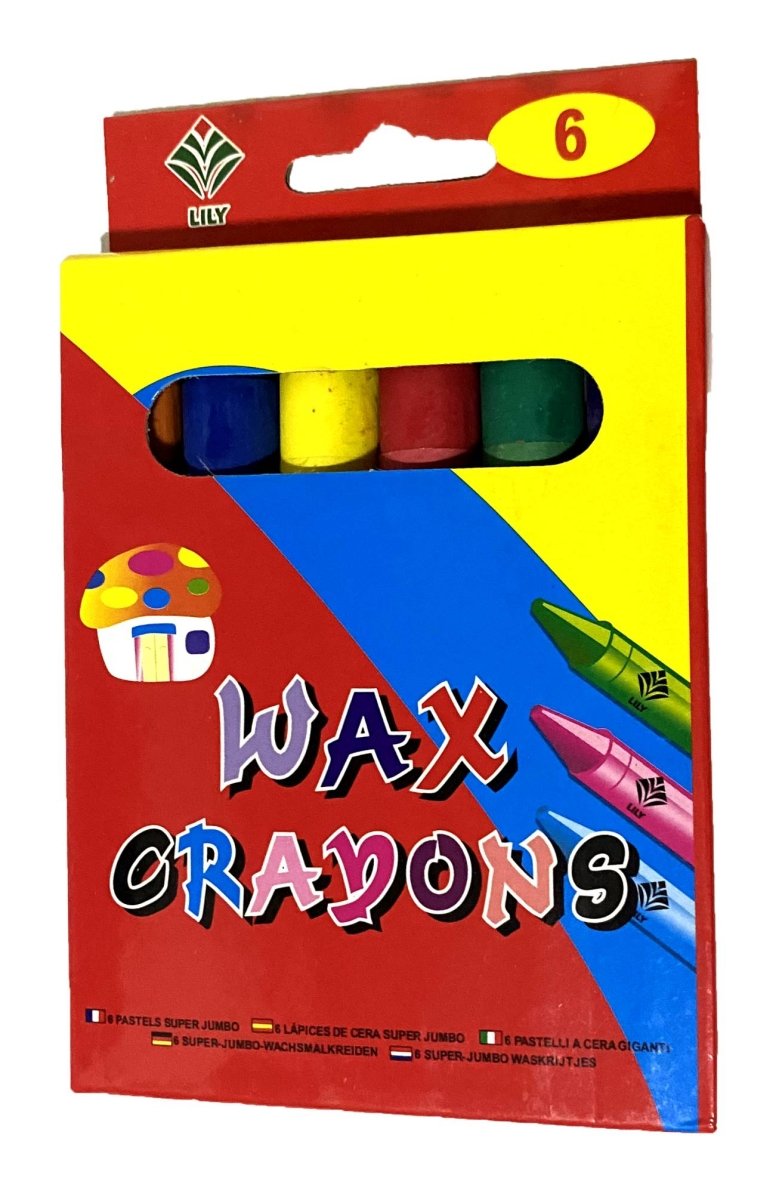 LILY WAX JUMBO CRAYON - Qpm Stationery