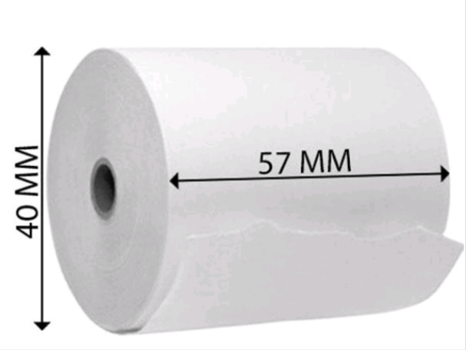 MACHINE ROLL GLOSSY 57X40 - Qpm Stationery