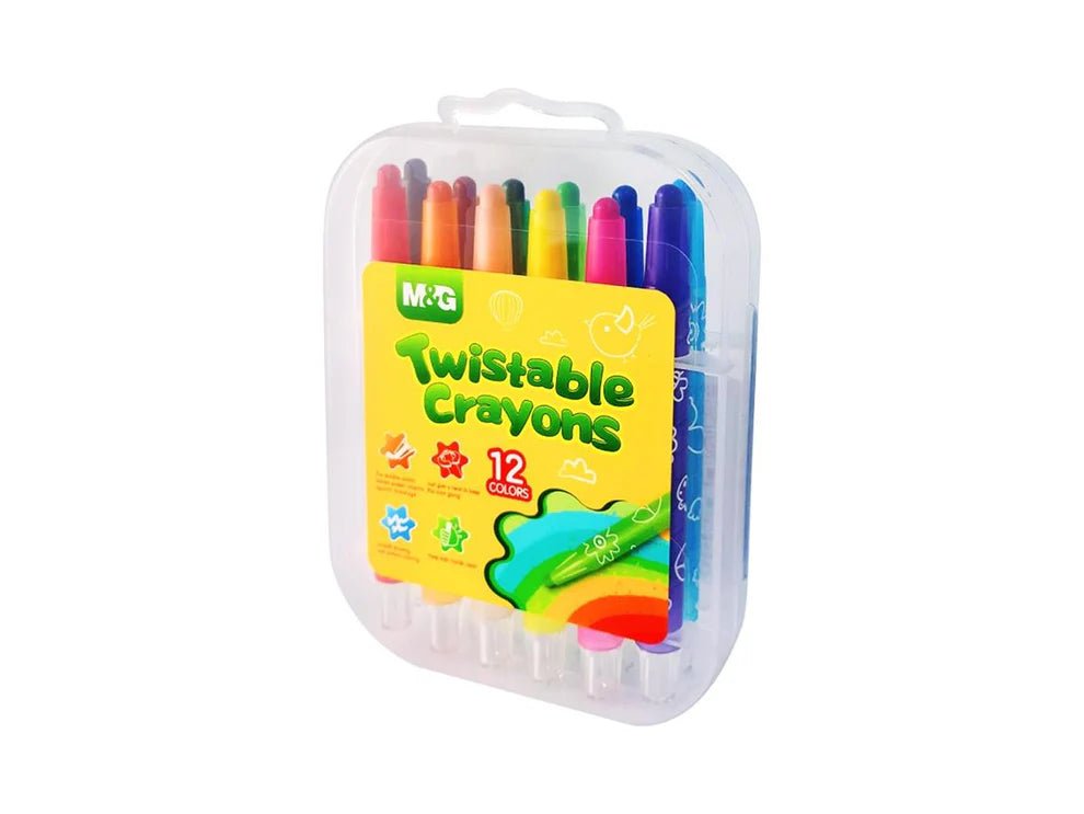 M&G TWISTABLE CRAYON X 12 - Qpm Stationery