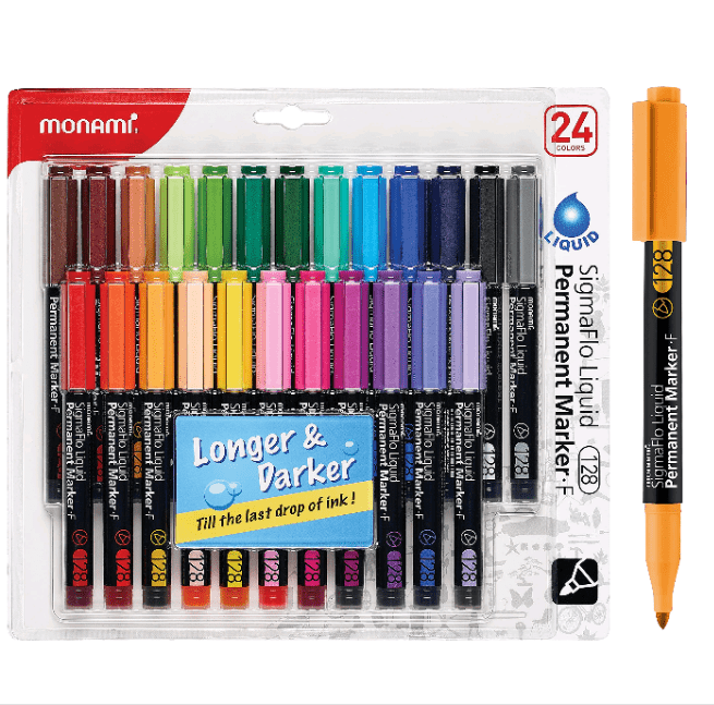 MONAMI LIQUID PERMANENT MARKER - Qpm Stationery