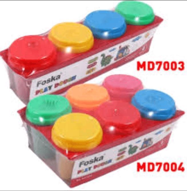 PLAY DOUGH FOSKA NO.MD7004(6COLOURS) - Qpm Stationery
