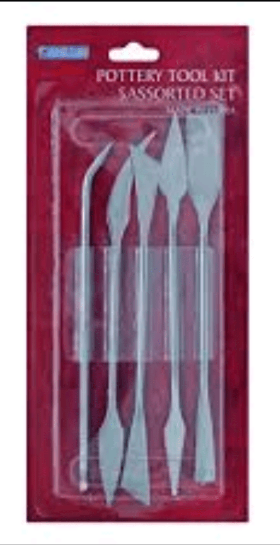 POTTERY TOOL KID 5 ASSORTED SET - Qpm Stationery