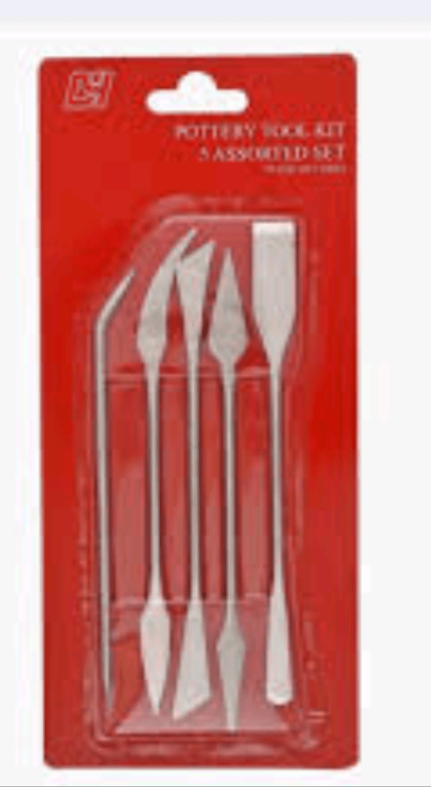 POTTERY TOOL KID 5 ASSORTED SET - Qpm Stationery