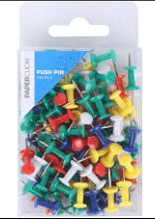 PUSH PIN DRAWING PIN - Qpm Stationery