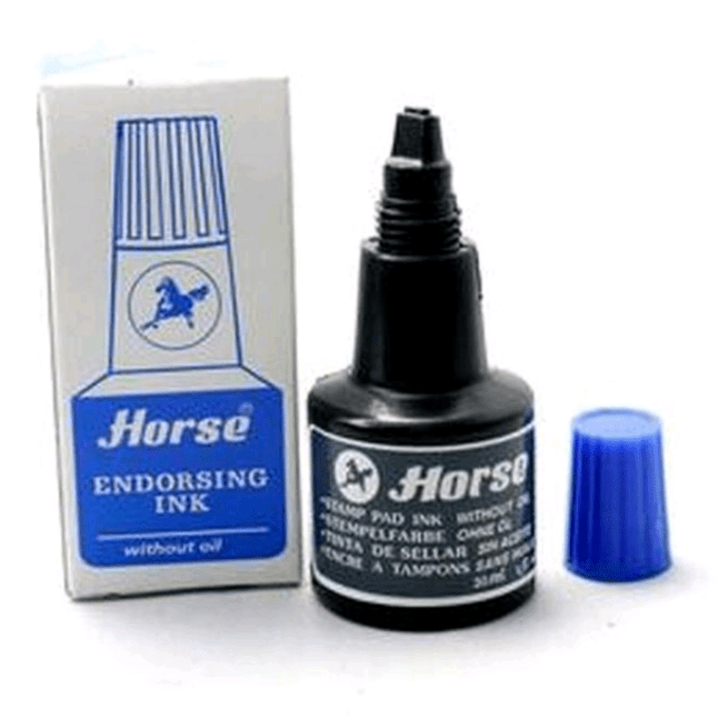PYRAMID/HORSE IMPORTED STAMP INK - Qpm Stationery