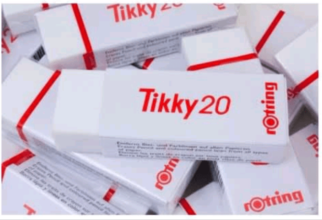 ROTTING TIKKY 20 ERASER - Qpm Stationery