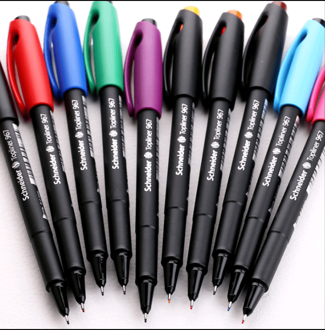 SCHENEIDER 967 TOPBALL 0.4MM PEN - Qpm Stationery